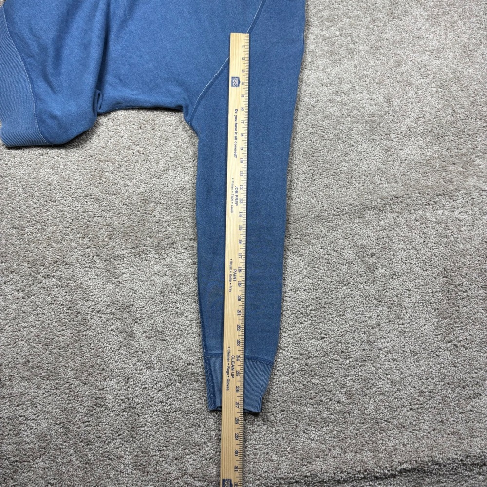 Rag & Bone Mens Blue Cotton Raglan Crew Neck Sweatshirt Denim Size M - Picture 6 of 8